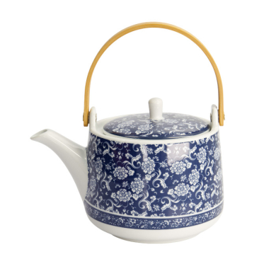 TDS, Tea Pot, Blue, Giftset, 1 Ltr, Item No. 22273