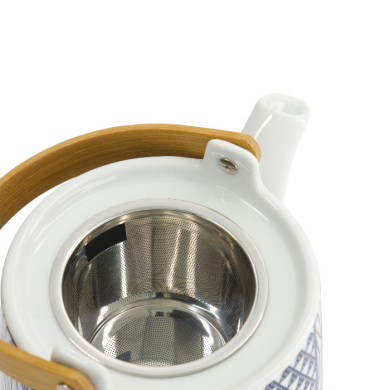 TDS, Tea Pot, Blue, Giftset, 1 Ltr, Item No. 22273