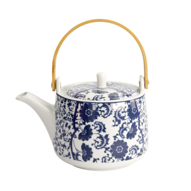 TDS, Tea Pot, Blue, Giftset, 1 Ltr, Item No. 22274