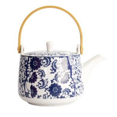 TDS, Tea Pot, Blue, Giftset, 1 Ltr, Item No. 22274