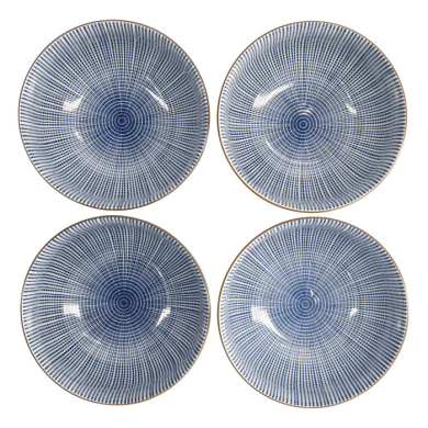 TDS, Bowls Set, 4-piece set, Sendan Tokusa, Ø 12.8 cm, Item No. 22511