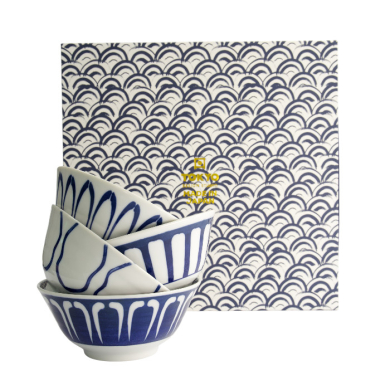 TDS, Schalen Set, 4-tlg., Mixed Bowls, Ø 15x7 cm, 500 ml, Art.-Nr. 22526