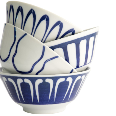 TDS, Schalen Set, 4-tlg., Mixed Bowls, Ø 15x7 cm, 500 ml, Art.-Nr. 22526