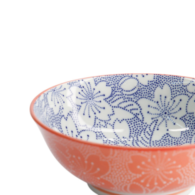TDS, Ramen Bowl in Gift Box, Mixed Bowls Sakura, 3-piece set, Ø19.7 x 7 cm (1000 ml), Item No. 22540