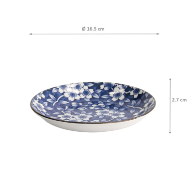 Tokyo Blue Sakura Round plate at Tokyo Design Studio (picture 5 of 5)