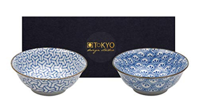 Mixed Bowls Kristal 2 Schalen Set bei Tokyo Design Studio (Bild 1 von 4)