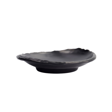 TDS, Teller, Melamine Iwate Black, 18,5x18,3x4,5cm, Art.-Nr. 33282
