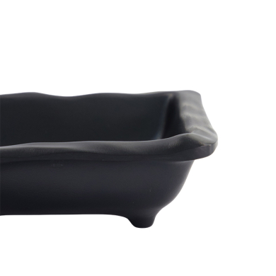 TDS, Saucen-Schale, Melamine Iwate Black, 9x8,5x2,5cm 80ml, Art.-Nr. 33285
