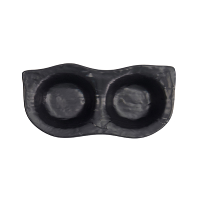 TDS, Saucenschale, Melamine Iwate Black, 2Stk, 19,2x9,4x3,6cm 110ml, Art.-Nr. 33288
