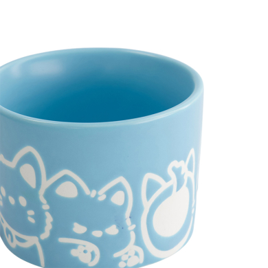 TDS, Tasse, Kawaii Dog, Blau, Ø 8 x 6 cm - Art Nr. 33395