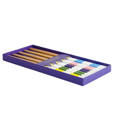 TDS, Chopstick Gift Set, Square, 5 pair, Item No. 33456