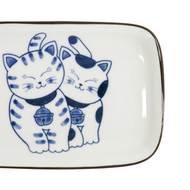 Blue Sakura Rectangular Plate at Tokyo Design Studio (picture 5 of 6)