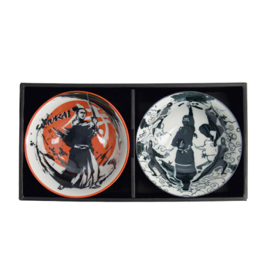 TDS, Tayo Bowl Giftset with chopsticks, Asakusa, 2-piece set, Ø 14.8x7cm 550ml, Item No. 33604