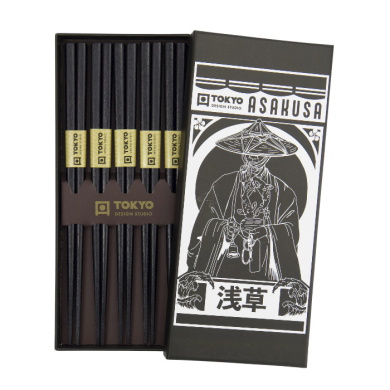 Glückliche Katze FZ Essstäbchen 5 Paar at Tokyo Design Studio