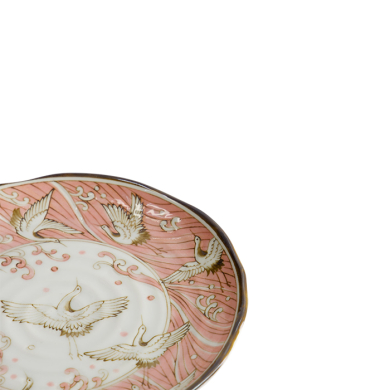 TDS, Teller, Mixed Bowls, Crane, Rosa, Ø 16,5x2cm, Art Nr. 33712