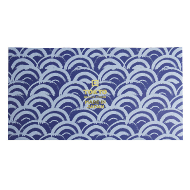 TDS, Tayo Bowl Giftset, Natsu,  2-piece set w/Chopsticks, Blue/White, Ø 15.5x7cm 500ml, Item No. 33780