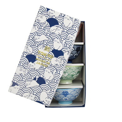 TDS, Bowl Giftset, 4-piece set, Kawaii Anime Cat, Ø 11.3x5.8cm, Item No. 33788