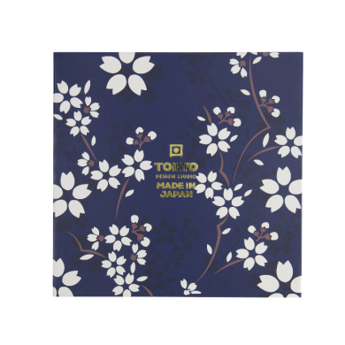 TDS, Sushi Set, Cobalt Blue Sakura, Geschenkset, 6-tlg. mit Essstäbchen, Art.-Nr. 33821