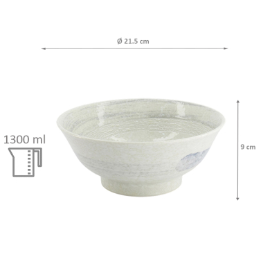 TDS, Ramen Schale, Hayase White, Ø 21,5x9cm, 1300ml, Art.-Nr. 33841