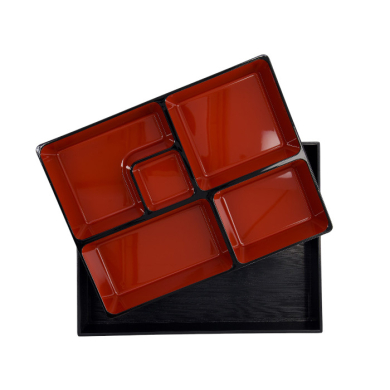 TDS, Bentobox, ABS Lacquerware, 27.5x21.5cmm, Art.-Nr. 4194