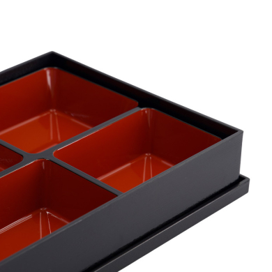 TDS, Bentobox, ABS Lacquerware, 27.5x21.5cmm, Art.-Nr. 4194