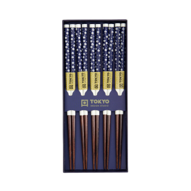 TDS, 5 Paar Essstäbchen, Kitchenware, 22,5 cm, Art.-Nr. 4618