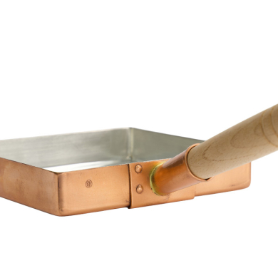 TDS, Copper Tamago Pan, Kitchenware, 18 cm, Item No. 9903