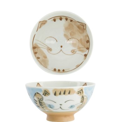 Fuku Cat Neko Reis Schale bei Tokyo Design Studio (Bild 1 von 5)