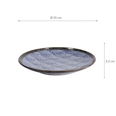 Aisai Seigaiha Plate at Tokyo Design Studio (picture 6 of 6)