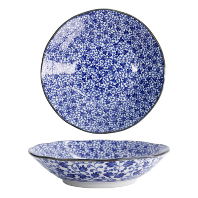 Hana Blue Pasta Plate at Tokyo Design Studio (picture 1 of 6)