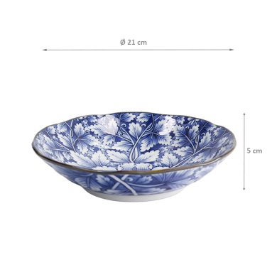 Hana Blue Pasta Plate at Tokyo Design Studio (picture 6 of 6)