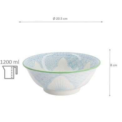 Lily Flower Giftset Pr/lbl 2 pcs Ramen Bowls at Tokyo Design Studio (picture 7 of 7)