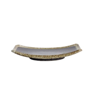 TDS, Oblong Plate, Yuteki Koshui, 19x13x3cm, Item No. 33186