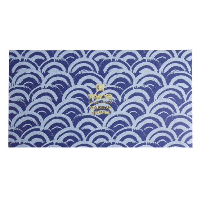 TDS, Tayo Bowl Giftset, Natsu,  2-piece set w/Chopsticks, Blue/White, Ø 15.5x7cm 500ml, Item No. 33780