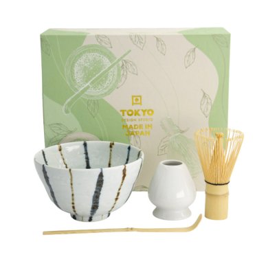 TDS, Matcha Bowl Giftset , 4-Piece set, 13 x 8 cm, Tokusa, Item No. 617386