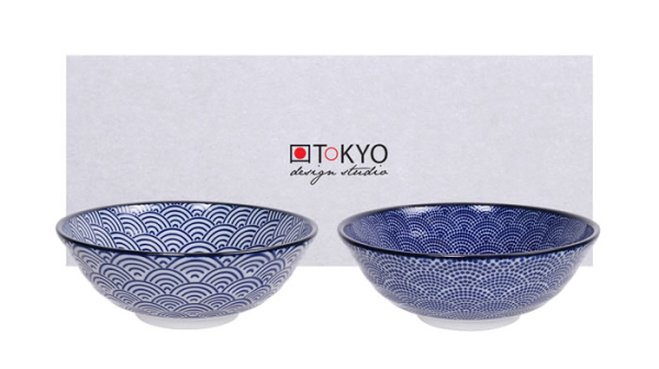 Nippon Blue 2 Schalen Set bei Tokyo Design Studio (Bild 1 von 4)