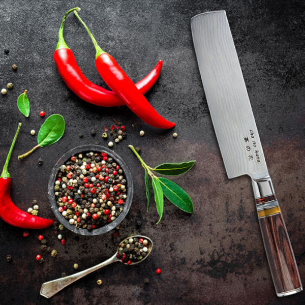 Nakiri Messer mit 3 Acrylringen (Gemüsemesser) bei Tokyo Design Studio (Bild 4 von 7)