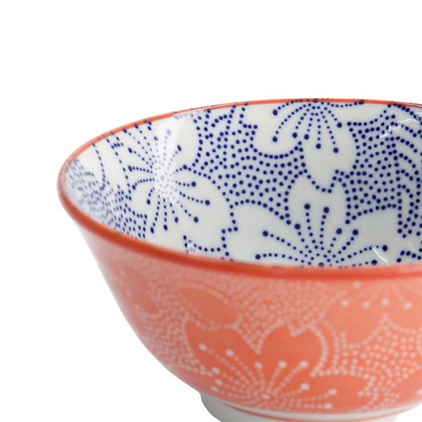 TDS, Tayo-Schale, Mixed Bowls Sakura, Blau/Rot, Ø 14,8x6,8cm 500ml - Art Nr. 15463