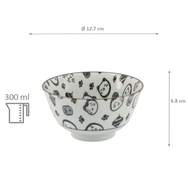 Kawaii Glückskatze (Lucky Cat) Neko Schale bei Tokyo Design Studio (Bild 5 von 5)