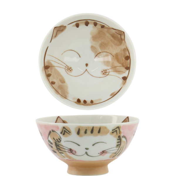 Fuku Cat Neko Reis Schale bei Tokyo Design Studio (Bild 1 von 5)