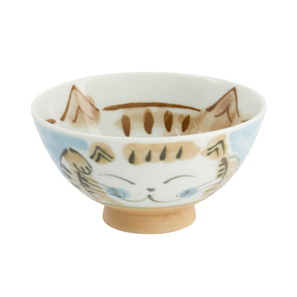 Fuku Cat Neko Reis Schale bei Tokyo Design Studio (Bild 4 von 5)