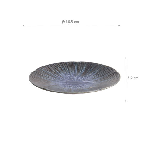 TDS, Plate, Sky Blue, Ø 16,5 cm, Item No. 16387