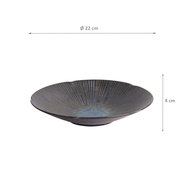 TDS, Pasta Plate, Sky Blue, Ø 22,5 cm, Item No. 16390