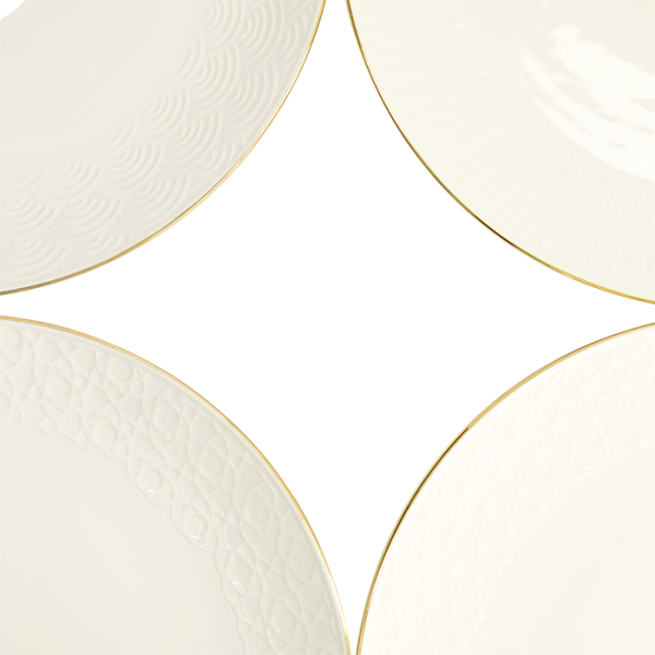 Nippon White 4 Teller Set bei Tokyo Design Studio (Bild 4 von 4)