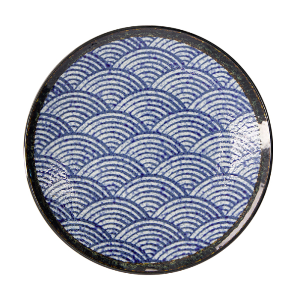 Aisai Seigaiha Plate at Tokyo Design Studio (picture 3 of 6)