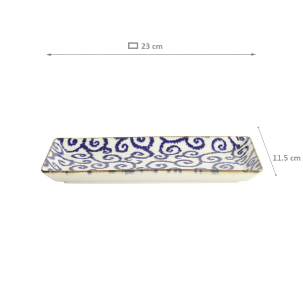 TDS, Sushi Platte, Ten Karakusa, 23 x 11,5 cm, Art.-Nr. 18902