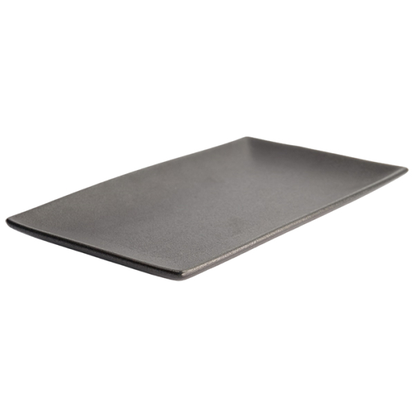 27.1x16.1x2.4cm Yuzu Black Rect. Plate at Tokyo Design Studio (picture 5 of 7)