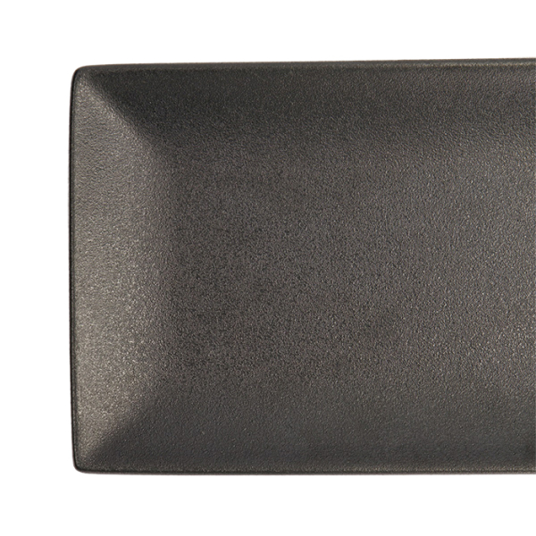 27.1x16.1x2.4cm Yuzu Black Rect. Plate at Tokyo Design Studio (picture 6 of 7)