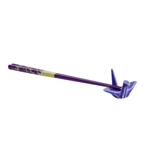 TDS, Chopstick Set, Crane incl. chopstick rests, 5 pair, 22.5 cm, Item No. 20900