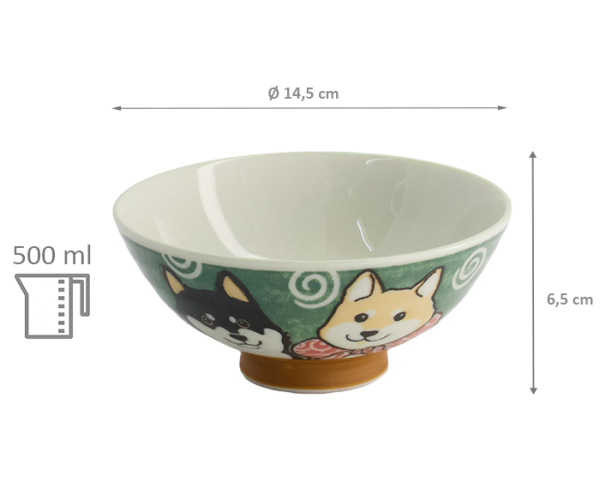 Kawaii Shiba-Dog Reis-Schale bei Tokyo Design Studio (Bild 5 von 5)